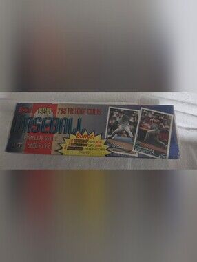 Vintage Topps 1994 Baseball Complete Set Series 1 & 2 Sealed Box 792 Cards MLB
